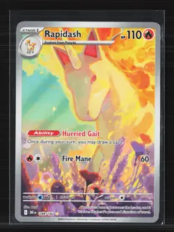 Pokemon 2025 Destined Rivals Rapidash #189/182 - Image 1
