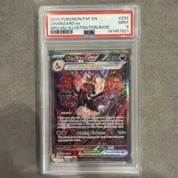 Pokemon Charizard ex 234/091 Paldean Fates Special Illustration Holo PSA 9 - Image 1