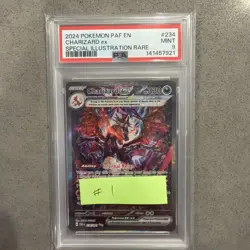 Pokemon Charizard ex 234/091 Paldean Fates Special Illustration Holo PSA 9 - Image 3