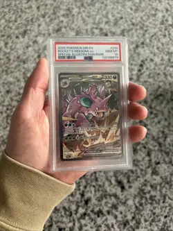 Pokemon TCG Team Rockets Nidoking EX 233/182 Destined Rivals PSA 10 Gem Mint - Image 2