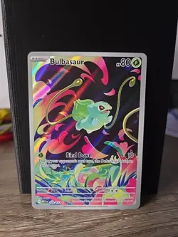 Pokemon TCG Bulbasaur Illustration Rare Mega Evolution 133/132 - Image 1