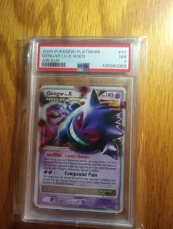 Pokemon Gengar LV.X Holo Platinum Arceus & Japanese Fossil PSA Graded Lot of 2 - Image 3