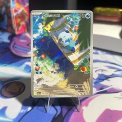 Oshawott Illustration Rare Water Holo SV White Flare 105/086 Pokemon TCG NM - Image 1