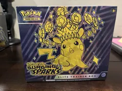 Pokemon Surging Sparks Elite Trainer Box (ETB) Sealed Box DMG - Image 1