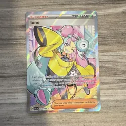 Iono Ultra Rare Pokemon Scarlet & Violet Paldea Evolved SV02 254/193 - Image 1
