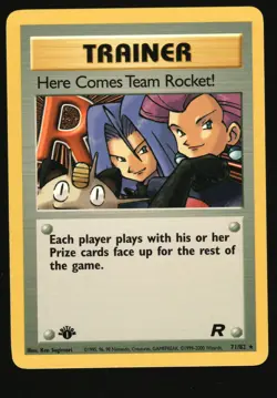 Pokemon Here Comes Team Rocket! (71) Team Rocket #71/82 NM - Image 1