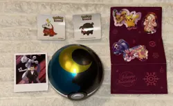 Official Pokemon TCG Ball Tin (Empty) Collectors Decoration with 4 Stickers - Image 1