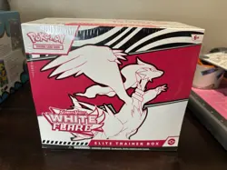 Pokemon TCG Scarlet & Violet White Flare ETB Elite Trainer Box Factory Sealed - Image 1