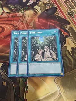 3X Snake Rain - ANGU-EN051 - Rare 1st Edition NM Yugioh - Image 1