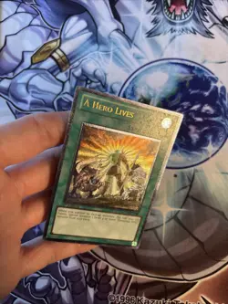 YuGiOh A Hero Lives GENF-EN098 1st Edition Ultimate Rare LP/VLP (WNU) - Image 4