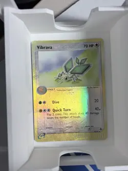 Pokemon Vibrava Dragon 47/97 70 HP Uncommon Reverse Holo English Card - Image 1