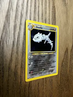 Pokemon Steelix Neo Genesis Holo Rare Unlimited Card 15/111 English LP/NM - Image 3