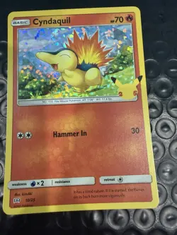 Pokemon Card Cyndaquil 10/25 McDonalds 25th Anniversary Holo NM - Image 1
