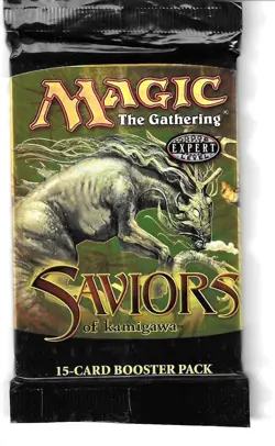 MTG Saviors of Kamigawa 15 Card Sealed Booster Pack - Image 1
