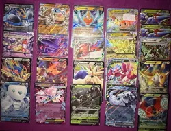 RARE POKEMON CARD LOT! MIX OF CARDS! EX V VSTAR - Image 1