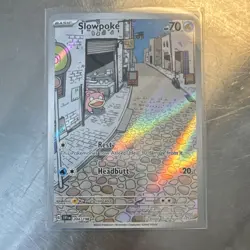 Pokemon Slowpoke 204/198 Illustration Rare Holo SV01 Scarlet & Violet Base Card - Image 1
