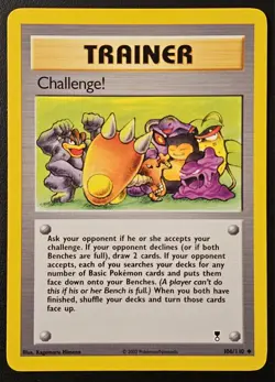 2002 Legendary Collection 106/110 - Challenge! Pokemon Card - NM - Image 1