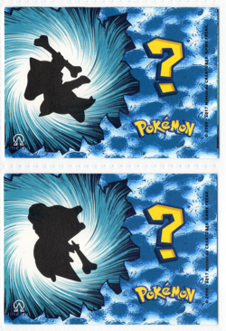 Shiny Pokemon Who’s That Pokemon - CUBONE & MAROWAK * CRACKED ICE HOLO CARD - Image 2