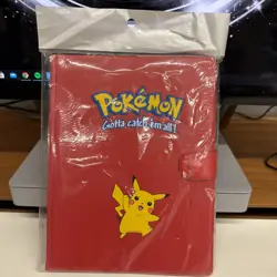 Vintage 1999 Pikachu Gotta catch ‘em All!Pokemon Card Binder - Image 1