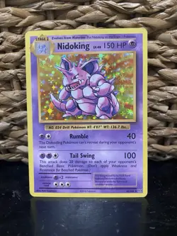 Pokemon Nidoking Holo Rare Card 45/108 XY Evolutions Nm - Image 1