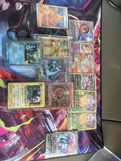 Pokemon TCG 11 Card Lot Charizard Pikachu Mewtwo Lugia Toxtricity Holo - Image 1