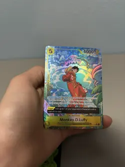Namco Monkey.D.Luffy Two Legends OP07-109 Treasure Rare Foil 6000 Character Card - Image 2