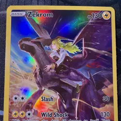 Pokemon TCG Zekrom Holo Ultra Rare Card TG05/TG30 Brilliant Stars NM+ - Image 3