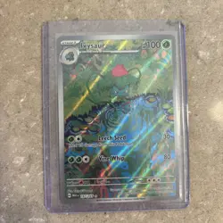 IVYSAUR 167/165 ILLUSTRATION RARE 151 POKEMON - Image 1
