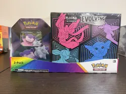 Pokemon TCG Evolving Skies Elite Trainer Box & Tin Slowbro - Image 1