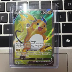 Raichu V 158/172 (Full Art) Ultra Rare - 2022 Pokemon SWSH09: Brilliant Stars NM - Image 1
