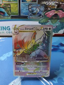 Pokemon Lost Origin - HISUIAN ZOROARK - VSTAR SECRET RARE - 203/196 - NM - Image 1