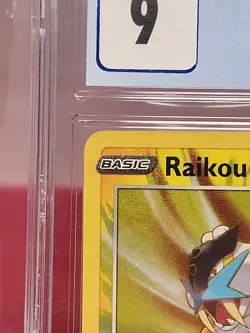 Pokemon Raikou 050/185 Amazing Rare 2020 Vivid Voltage CGC 9 Mint - Image 5