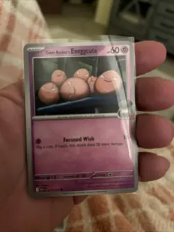 Team Rocket's Exeggcute (Rocket Reverse Holo) 077/217 Pokemon Ascended Heroes - Image 1