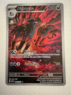 Mightyena 243/217 Illustration Rare IR Ascended Heroes Pokemon TCG Near Mint - Image 2