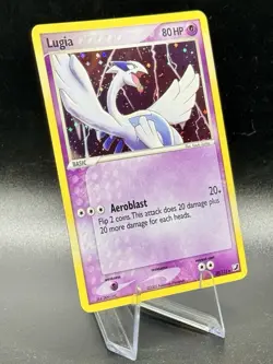 Lugia (EX Unseen Forces) 29/115 Holo Pokemon Deck Exclusive 2005 Vintage LP - Image 1