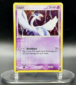 Lugia (EX Unseen Forces) 29/115 Holo Pokemon Deck Exclusive 2005 Vintage LP - Image 2