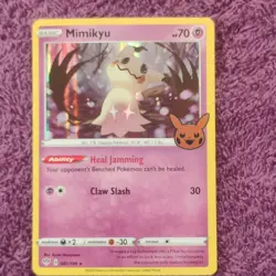 Pokemon Mimikyu 081/189 Miscellaneous Promo Holo Basic Heal Jamming 70 HP - Image 1