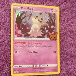 Pokemon Mimikyu 081/189 Miscellaneous Promo Holo Basic Heal Jamming 70 HP - Image 2