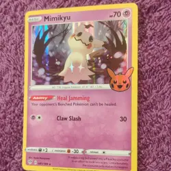 Pokemon Mimikyu 081/189 Miscellaneous Promo Holo Basic Heal Jamming 70 HP - Image 3