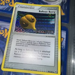 2005 Pokemon, EX Deoxys, #84/107 Balloon Berry, Reverse Holo Uncommon - Image 1
