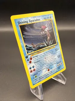 Shining Gyarados 1st Edition Secret Holo Rare 65/64 Neo Revelation Pokemon TCG - Image 3