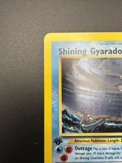 Shining Gyarados 1st Edition Secret Holo Rare 65/64 Neo Revelation Pokemon TCG - Image 5