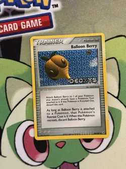 Pokemon Balloon Berry 84/107 EX Deoxys Reverse Holo Stamped - Image 1