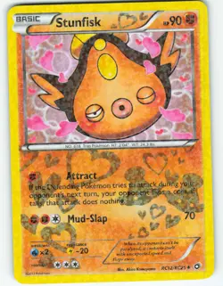 Stunfisk - Reverse Holo - RC12/RC25 Legendary Treasures - Pokemon TCG - 2013 - Image 1