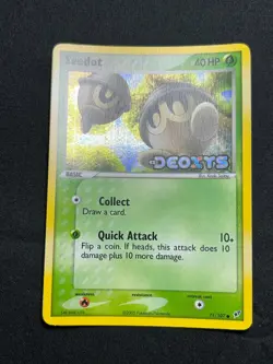 Pokemon TCG 2005 Seedot 71/107 EX Deoxys Reverse Holo STAMPED Mint NM+ - Image 2