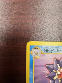 Mistys Starmie 1st Edition Stamp 56/132 Pokemon 2000 Gym Heroes Vintage WOTC LP+ - Image 3