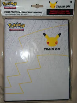 Pokemon TCG 25th Anniversary First Partner's Collector's Binder Oversized |NEW 820650809606 - Image 1