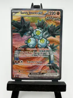 Pokemon Sandy Shocks ex 228/182 Paradox Rift Ultra Rare Full Art Holo NM - Image 1