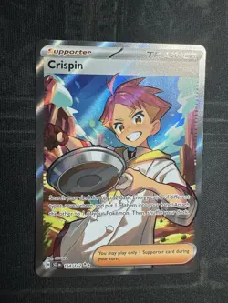 Crispin - 164/142 - SV07: Stellar Crown Ultra Rare Pokemon TCG - Image 1