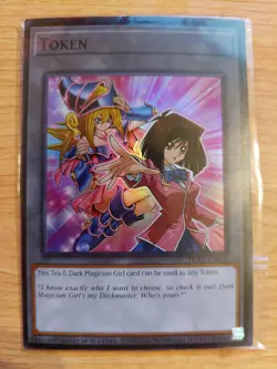 Tea & Dark Magician Girl Token - TKN5-EN022 - Mint (Sealed) - Image 1